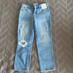 NWT Abercrombie & Fitch Boyfriend Mid Rise Jeans